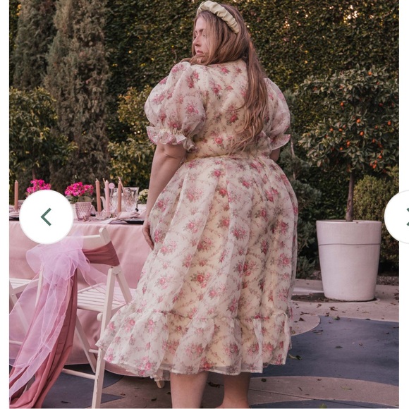 JessaKae Amelia Dress in Cream Floral 3X, NWT 🌹 with original bag - Picture 4 of 5